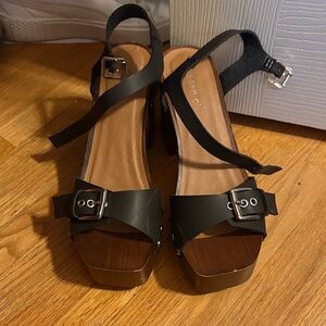 Madden Girl Black Platform Sandals